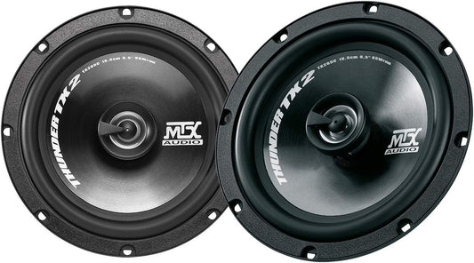 Juego De Altavoces Coaxiales Para Coche, Thunder TX2 265C, 2 Vías De 6,5", 260W, Sensibilidad De 92'5 Db, Suspensión De Goma, Negro