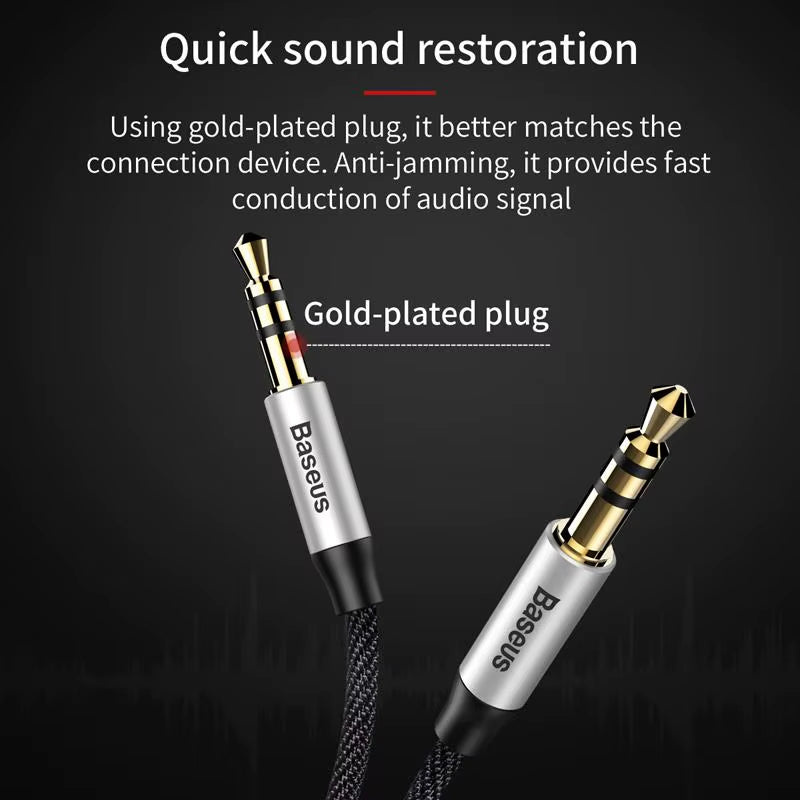 3.5Mm Jack Audio Cable Jack 3.5 Mm Male to Male Audio Aux Cable for Samsung S10 Car Headphone Speaker Wire Line Aux Cord