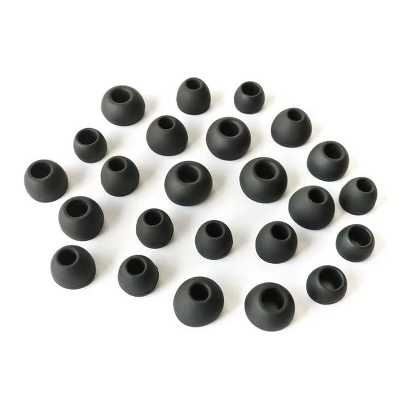 24 Pairs Silicone Ear Tips Replacement Ear Buds Ear Pads Covers for Most In-Ear Earphone MP3/MP4 Headphones Ear Gels