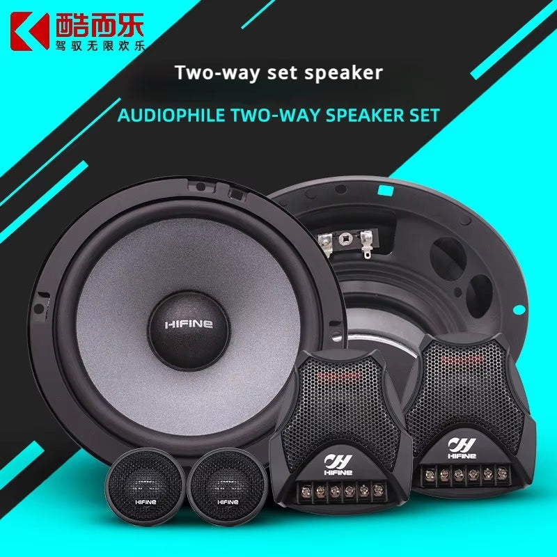 6.5 Inch Car Speaker Kit HI6502 High Power Door Speaker Car Audio System Combo Kit Stereo Speaker Dc12V