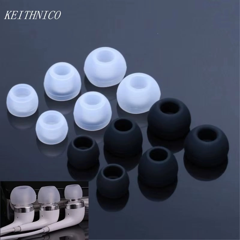 24 Pairs Silicone Ear Tips Replacement Ear Buds Ear Pads Covers for Most In-Ear Earphone MP3/MP4 Headphones Ear Gels