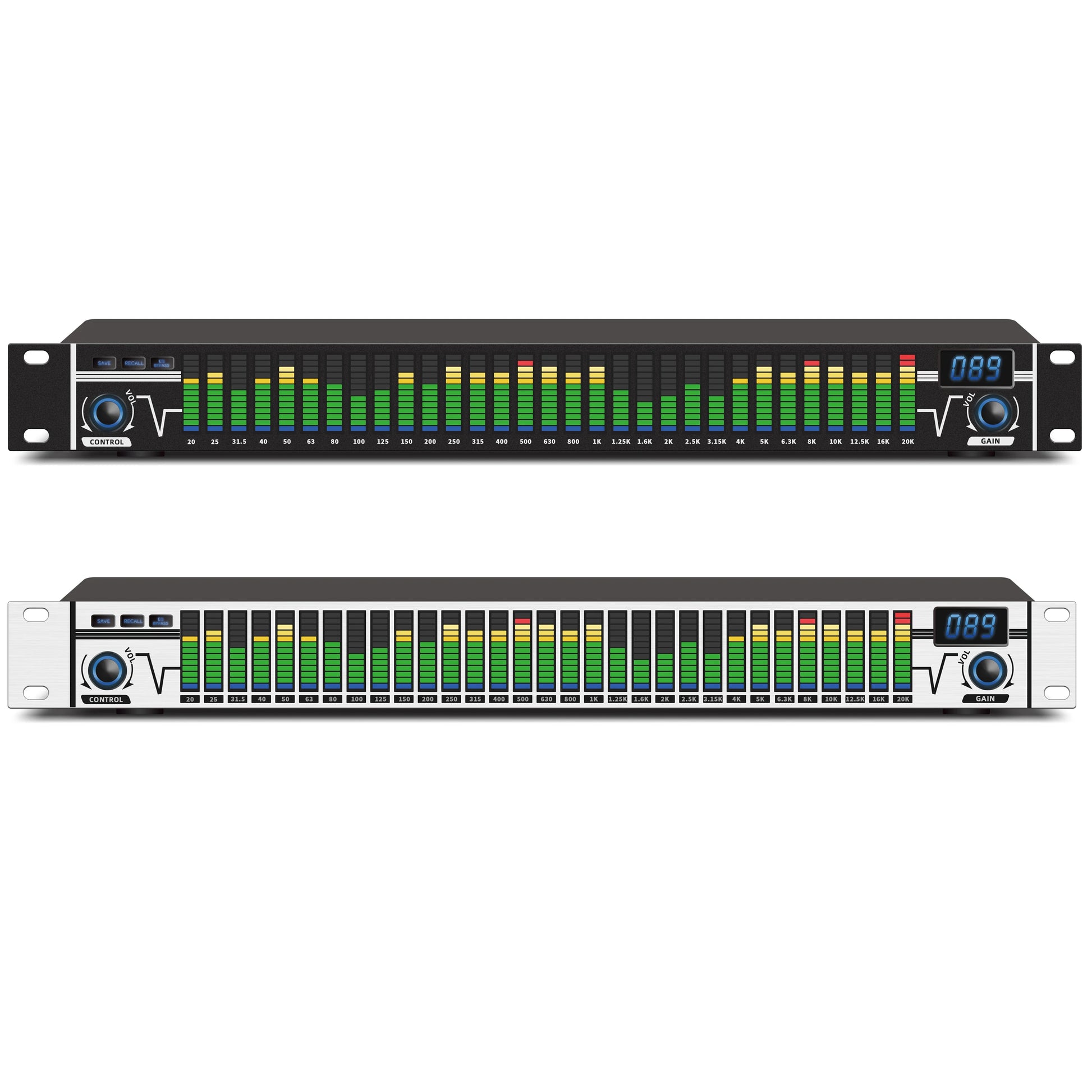 Dual 31 Bands Equaliser Digital Equalizador De Audio Equalizers A3 Profesional Sound System Stage & Karaoke Equipment