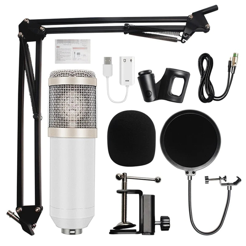 Professional Bm 800 Condenser Microphone 3.5Mm Wired Bm-800 Karaoke BM800 Recording Microphone for Computer Karaoke KTV